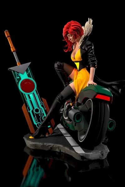 Red from Transistor Figure and Bust