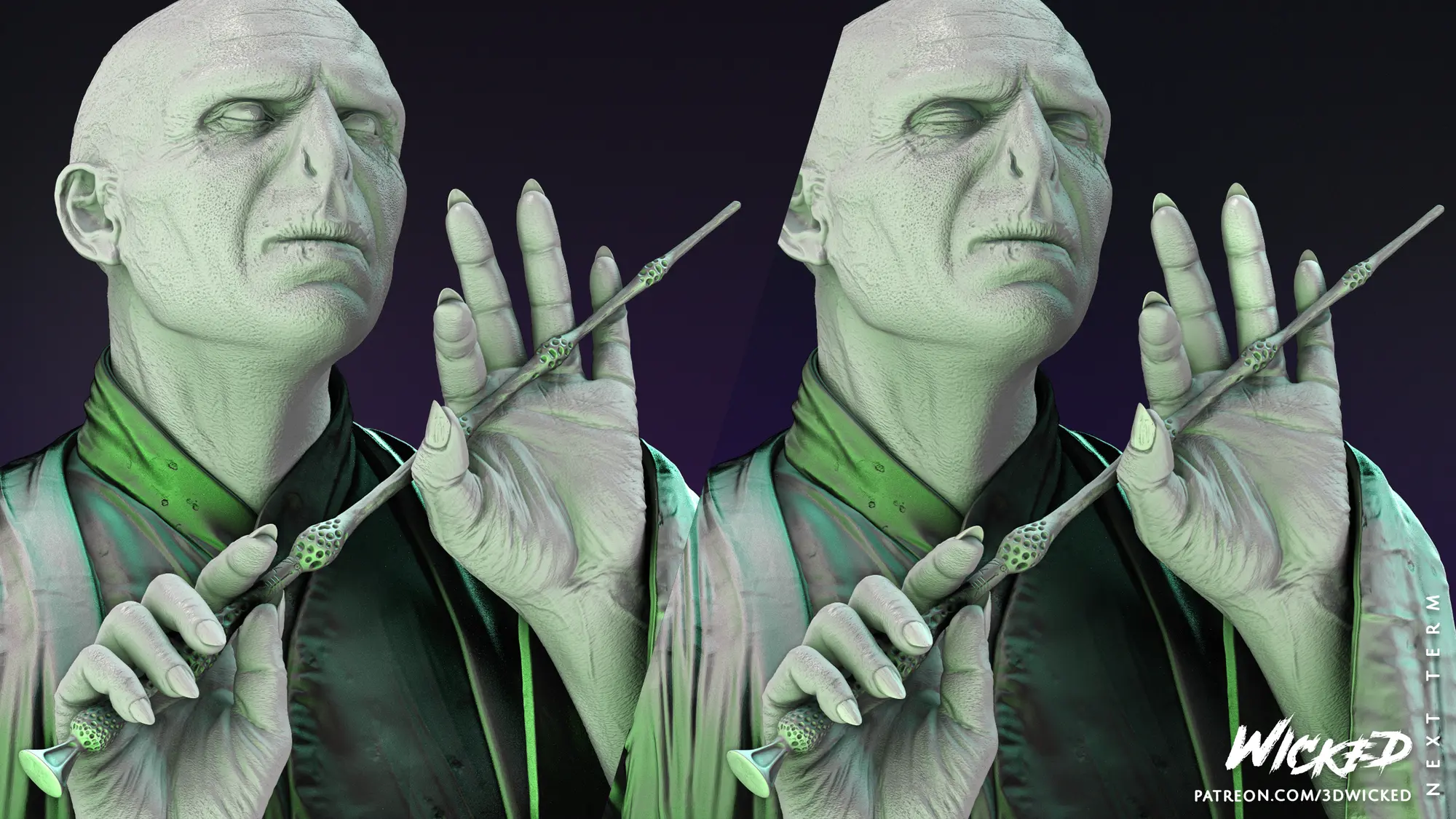 Wicked Voldemort Statue